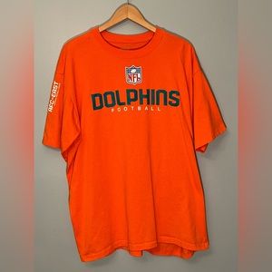 Reebok Mail Dolphins NFL T Shirt Size XL Mens